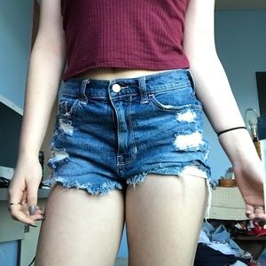 Vintage Distressed Hollister Shorts